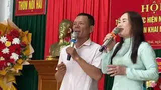 Song ca nam nữ: “NẮNG ẤM QUÊ HƯƠNG “ - Minh Cảnh - Thu Ngân thôn Nội Hải, Đông Trạch.