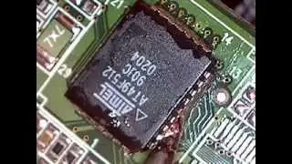 atmel IC package PLCC removal,Repair, soldering