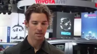 2012 LA Auto Show &mdash; CJ Wilson Races with Mazda Mazda USA
