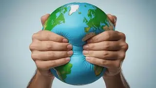 Fluffy Planets AI ASMR Squeezing and Crushing Video 🌍 Oddly Satisfying
