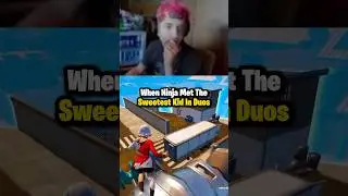 When Ninja Played With This Little Kid #ninja #fortnite #trending