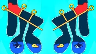 Save the Fish - level 9071 to 9099 | Pin Puzzle Game