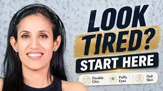 Day 1 &ndash; Face Yoga for Anti-Aging & Glowing Skin | Double Chin, Puffy Eyes & Dull Skin (30 Min)