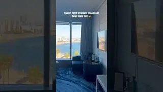 W Barcelona- Best hotel in Barcelona🇪🇸☀️#barcelona #spain #travel #roomtour #viralvideo #whotel
