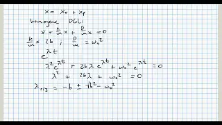 gew&ouml;hnliche Differentialgleichungen #3: Erzwungene Schwingung durchgerechnet