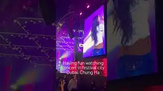Chung Ha in festival city concert enjoy for every second.🥰🫶