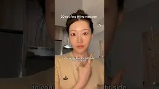 30 Sekunden Gesichtslifting-Massage
