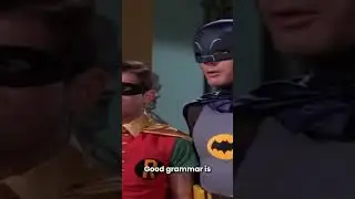 Batman corrects Robin's grammar | Batman TV series Easter egg (1966)
