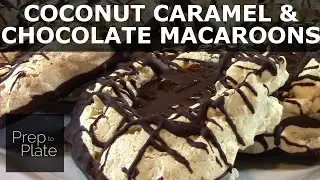 Coconut, Caramel & Chocolate Macaroons