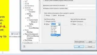 Eclipse IDE - UTF8