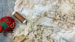 Множество восхитительных слоев! Ткани, салфетки и кружева! Невероятное количество текстур! ❤️