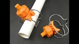 Plastic Adjustable Clip Eyelet Clamp Water Spray Nozzle