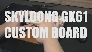GK61x in Wood | Gateron KS3 Yellow | Domikey SA 1980s - Sound Test