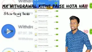 How to mx player withdrawal stating ?? | Online Earning 💸