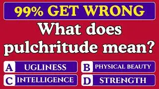 Only 1% Can Pass This English Vocabulary Quiz