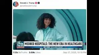 Q Anon Prez posts absolutely unhinged Fox News deep fake medbeds