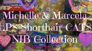 LPS World's Biggest Collection- Pinky's Littlest Pet Shop NIB Shorthair Cats (New In Box)