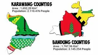 west java city and counties size comparison