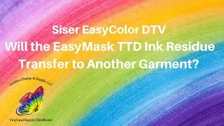Siser EasyColor DTV Will the EasyMask TTD  Ink Residue Transfer to Another Garment? #siser