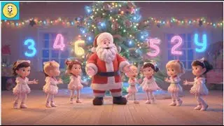 Santa Counting Sikha Raha Hai 🎅 | 1 2 3 4 Ginti Song for Kids
