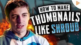 How To Make GAMING Thumbnails Like SHROUD!