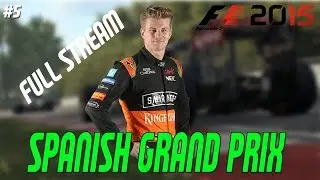F1 2015 Career Mode Ep5 - SPANISH GRAND PRIX!! [FULL STREAM]