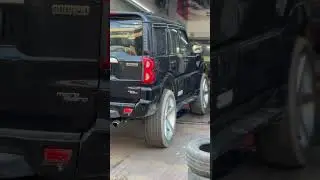 22 inch alloy wheels black scorpio modified #scorpio #modified #vlog