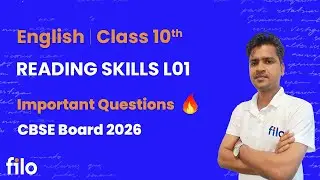 Reading Skills L01 | Discursive & Case-Based Passage | CBSE Class 10 English 2026