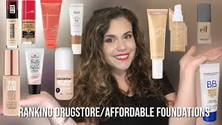 RANKING MY DRUGSTORE/AFFORDABLE FOUNDATIONS!