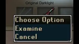 Smuggled Darklight RS3