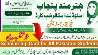 Hunarmand Punjab Scholarship Card 2026 | Free IT Courses | Apply Online | 50,000 Cards