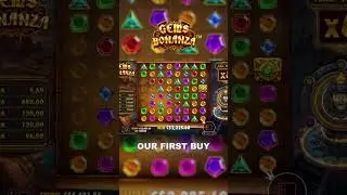 $800 Bonus Buy on Gems Bonanza Slot! #slots #casino