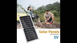30W Solar Panel USB Waterproof