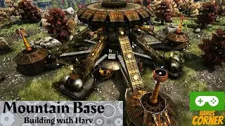 Ark Building: Mountain Base Speed Build (Valguero, S+ and Steampunk Mods)