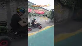 Best Gift for Kids! Junior Go-Kart with Adjustable Speed & Safety Mode 🎁