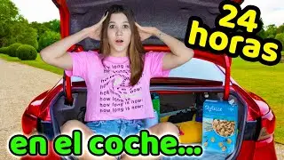24 HORAS EN EL COCHE 🚗 El RETO m&aacute;s DIF&Iacute;CIL en el COCHE NUEVO | Daniela Golubeva