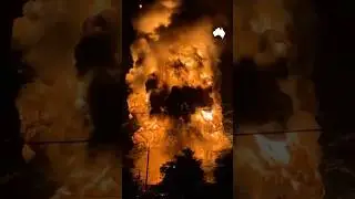 Massive explosion in Western Sydney