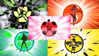 Miraculous Ladybug Group Transformation || FennecFoxy ||