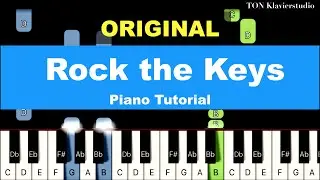 [Piano Tutorial] Rock the Keys Original tempo (aus Hans-G&uuml;nter Heumann-PIANO KIDS BAND 3)