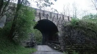 Amblersburg Viaduct Railroad Arch Bridge Rowlesburg West Virginia