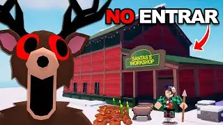 Sobreviví 99 Noches en NUEVO TALLER de SANTA 🎅🏻 en 99 Noches en el Bosque!