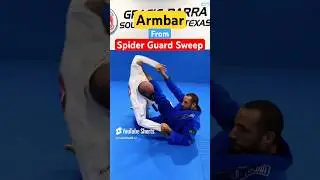 Armbar From Spider Guard Sweep  #new #shorts #bjj #jiujitsu #ufc #mma #coachbenbjj #graciebarra  #gb