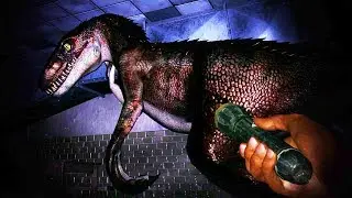 ME CAZAN LOS VELOCIRAPTORES EN LA OSCURIDAD!!!! JUEGO DE TERROR DE DINOSAURIOS OAKWOOD