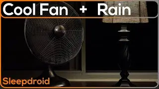 ► Fan and Rain Sounds for Sleeping: Fall Asleep Fast with Fan Noise and Rain (No Thunder)