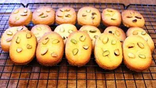 Eggless Saffron Pistachio Cookies (Kesar Pista Cookies) || Cooking with Kavita