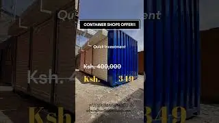 Container shops on offer! #containers #kenya #containershops  #shops #stalls #retailshops