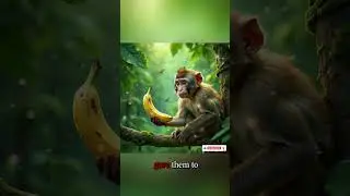 The Kind Monkey and the Banana Tree 🐒🍌 | Moral Story for Kids