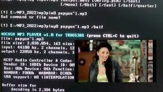 AYA BAK YILDIZA BAK (Papyon) - TRDOS386 İşletim Sistemi MP3 Player/Decoder/Converter Demo.