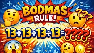 BODMAS Trick | Part-1 | Maths Tricks in Hindi  | Boards and Competitive Exams 