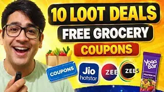 JioMart Coupon code Today, 10 LOOT Deals, Free Sonyliv, Jiohotstar, zee5 Subscription
